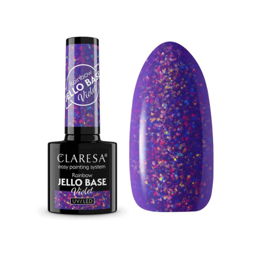 Claresa - *Rainbow Jello Base* - Esmalte de uñas semipermanente - Violet
