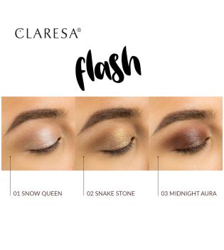 Claresa - Sombra de ojos Flash - 01: Snow Queen