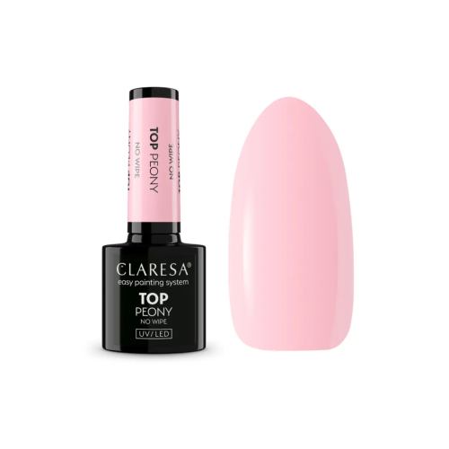 Claresa - Top Coat Semipermanente No Wipe - Peony