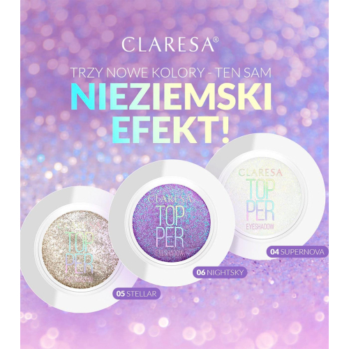 Claresa - Topper sombra de ojos multicromo - 04: Supernova