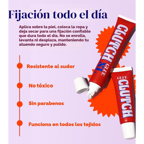 CLUTH Glue - Pegamento transparente para el cuerpo