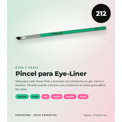 CORAZONA Pack Brochas Essential con 5 Herramientas para Maquillaje y Regalo Cubilete Veganas y Cruelty Free