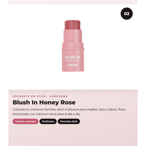 CORAZONA - Pack Dúo Coloretes Blush In Berry Wine + Honey Rose