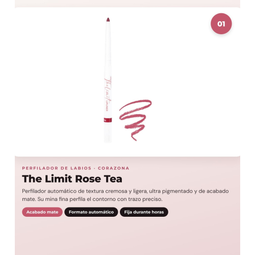 CORAZONA - Pack Trío Labios con The Limit Rose Tea, Pure Crystal Deep Rose y Gloss Up Icy Kiss