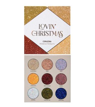 CORAZONA - Paleta de glitter prensado Lovin' Christmas