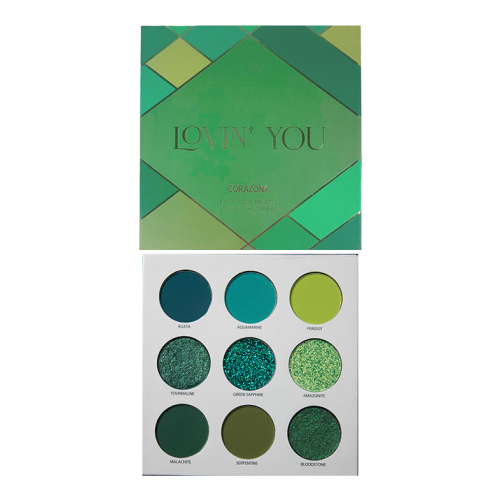 CORAZONA - Paleta de sombras de ojos Lovin' You - Vol. 4 The Greens