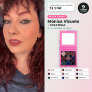 CORAZONA - Paleta de sombras personalizada Mónica Vizuete