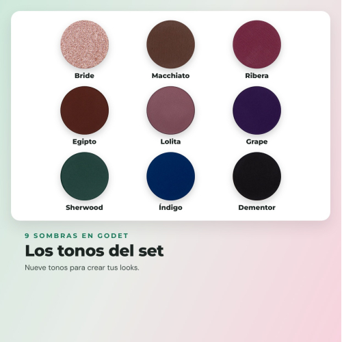 CORAZONA - Paleta de sombras personalizada Mónica Vizuete