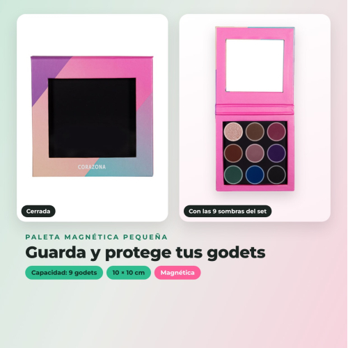 CORAZONA - Paleta de sombras personalizada Mónica Vizuete