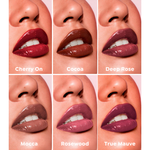 CORAZONA - Set Pure Crystal Tinted Lip Serum Edición Limitada - 6 Tintes Labiales Sérum con Aplicador Metálico Efecto Frío - Acabado Glossy y Tinte de Larga Duración