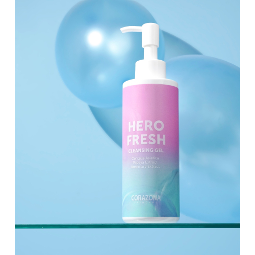 CORAZONA Skincare - Gel limpiador facial Hero Fresh