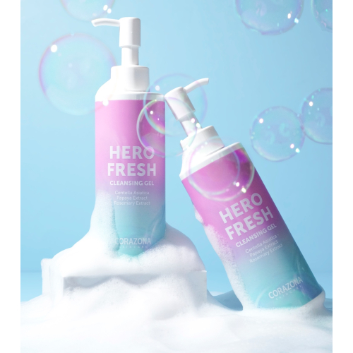 CORAZONA Skincare - Gel limpiador facial Hero Fresh