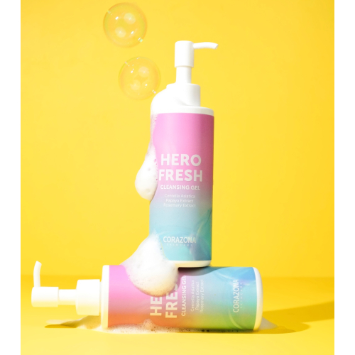 CORAZONA Skincare - Gel limpiador facial Hero Fresh