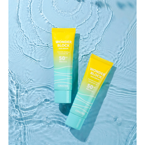 CORAZONA Skincare - Protector solar en sérum Spf 50 PA++++ Wonder Block