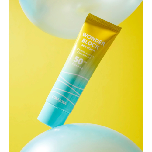 CORAZONA Skincare - Protector solar en sérum Spf 50 PA++++ Wonder Block