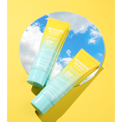 CORAZONA Skincare - Protector solar en sérum Spf 50 PA++++ Wonder Block