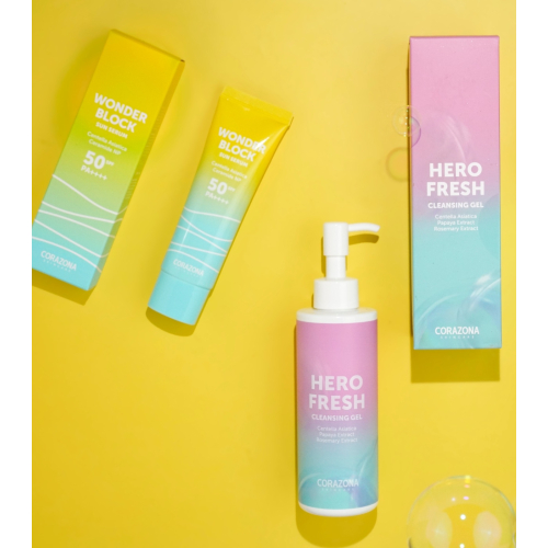 CORAZONA Skincare - Protector solar en sérum Spf 50 PA++++ Wonder Block