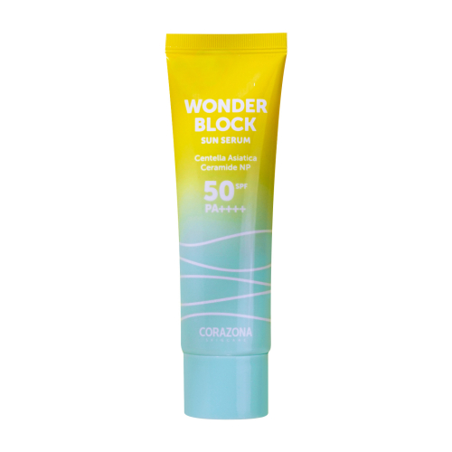 CORAZONA Skincare - Protector solar en sérum Spf 50 PA++++ Wonder Block