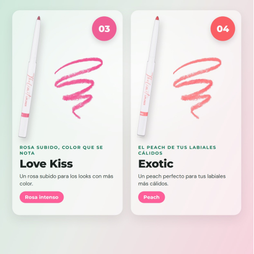 CORAZONA The Limit Full Set | 8 Perfiladores de Labios Ultrapigmentados con Textura Cremosa y Acabado Mate Cruelty Free Vegan