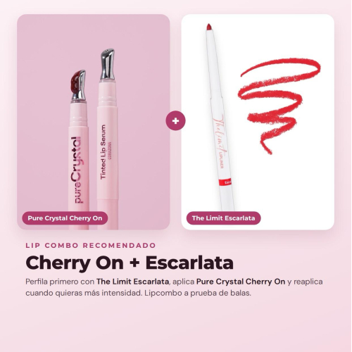 CORAZONA - Tinte labial sérum Pure Crystal - Cherry On