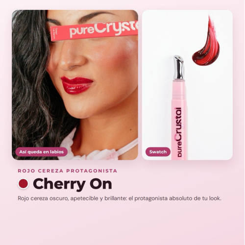 CORAZONA - Tinte labial sérum Pure Crystal - Cherry On