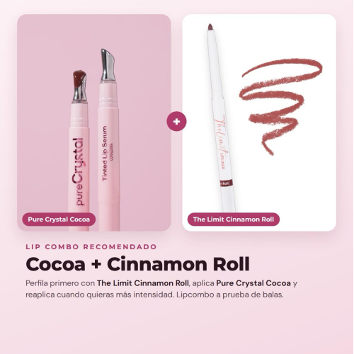 CORAZONA - Tinte labial sérum Pure Crystal - Cocoa