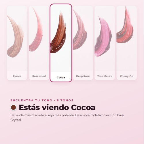 CORAZONA - Tinte labial sérum Pure Crystal - Cocoa