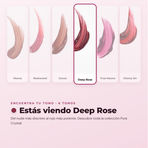 CORAZONA - Tinte labial sérum Pure Crystal - Deep Rose