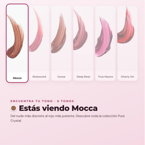 CORAZONA - Tinte labial sérum Pure Crystal - Mocca