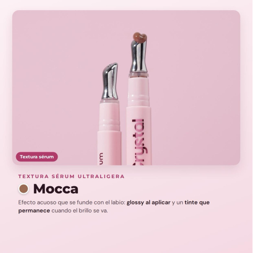 CORAZONA - Tinte labial sérum Pure Crystal - Mocca