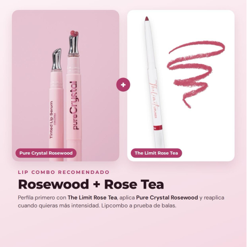 CORAZONA - Tinte labial sérum Pure Crystal - Rosewood