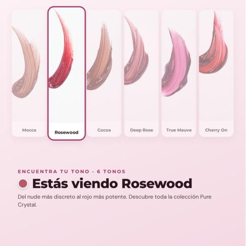 CORAZONA - Tinte labial sérum Pure Crystal - Rosewood