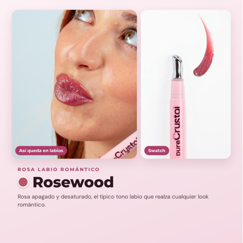 CORAZONA - Tinte labial sérum Pure Crystal - Rosewood
