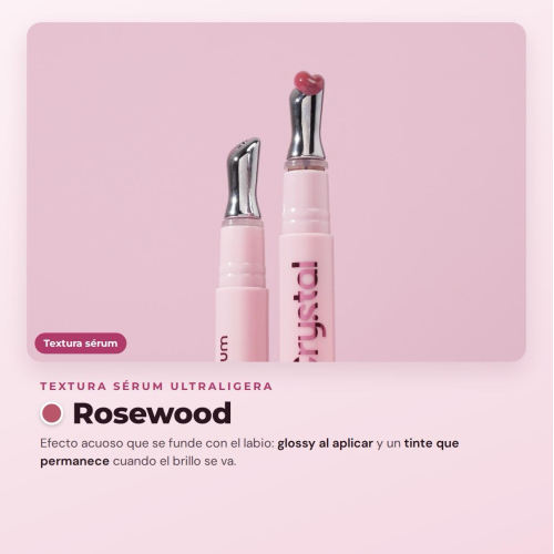 CORAZONA - Tinte labial sérum Pure Crystal - Rosewood