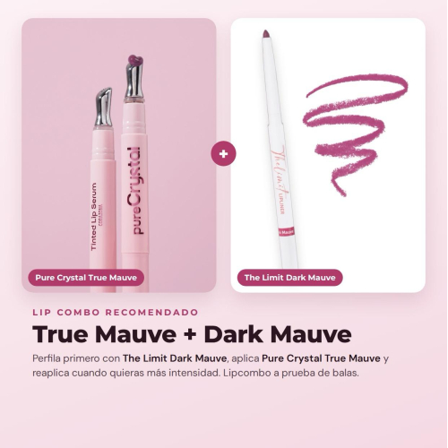CORAZONA - Tinte labial sérum Pure Crystal - True Mauve