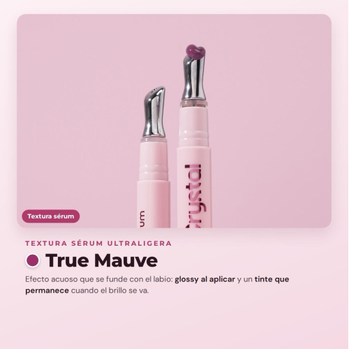 CORAZONA - Tinte labial sérum Pure Crystal - True Mauve