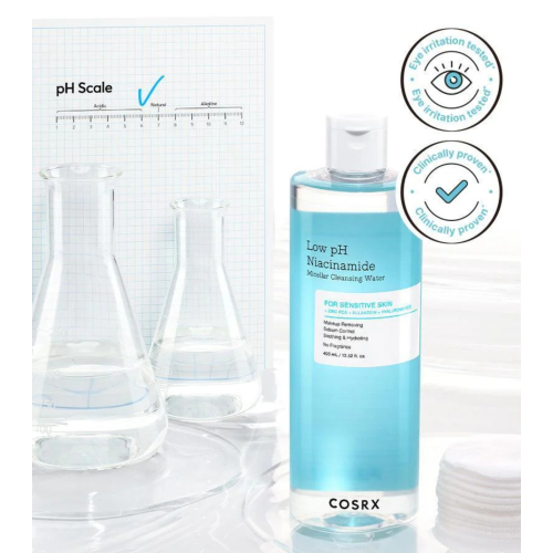 COSRX - Agua micelar limpiadora con Niacinamida Low PH