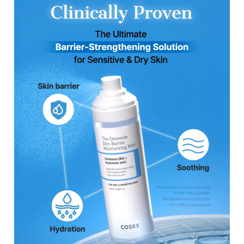 COSRX - Bruma facial hidratante The Ceramide Skin Barrier