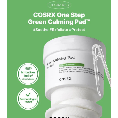 COSRX - Tónico facial calmante Green en formato pads