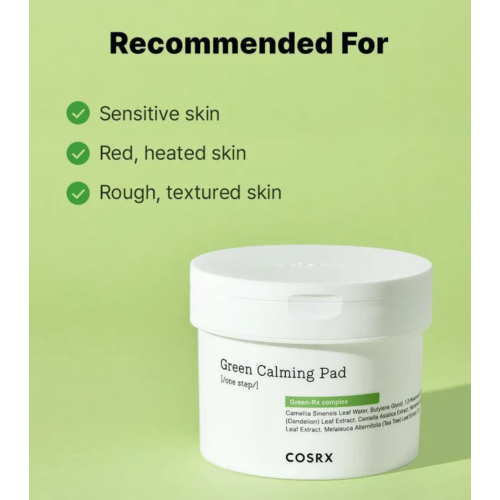 COSRX - Tónico facial calmante Green en formato pads