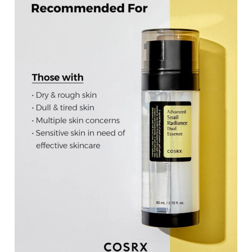 COSRX - Esencia iluminadora Advanced Snail Radiance Dual Essence