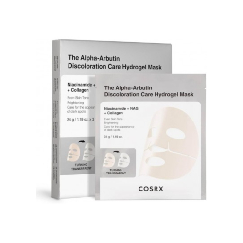 COSRX - Pack de 3 mascarillas faciales iluminadoras The Alpha-Arbutin