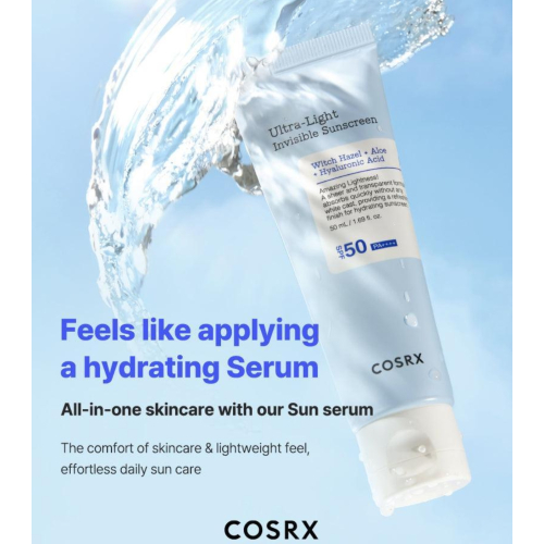 COSRX - Protector solar facial SPF50+ PA ++++ Ultra-Light