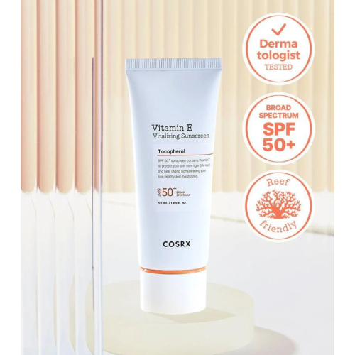 COSRX - Protector solar facial SPF50+ Vitamin E Tocopherol