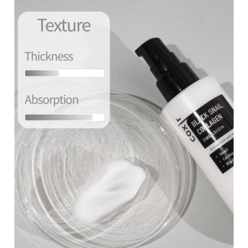 COXIR - Emulsión hidratante Black Snail Collagen