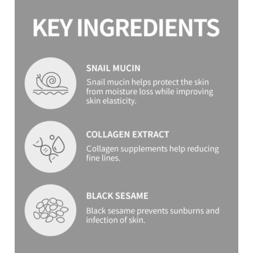 COXIR - Emulsión hidratante Black Snail Collagen