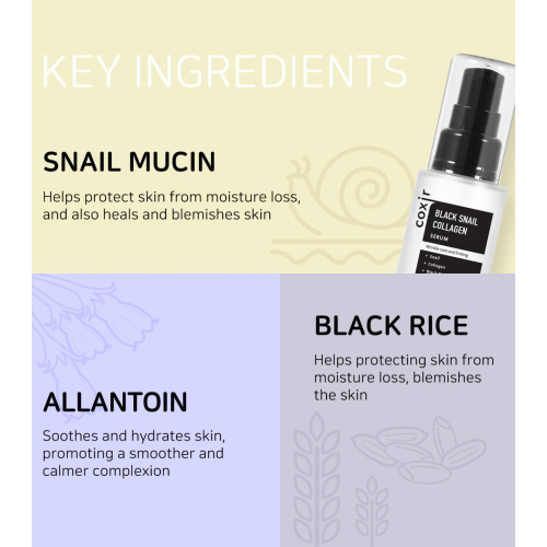 COXIR - Sérum Black Snail Collagen