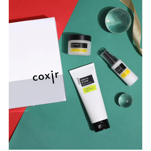 COXIR - Set de cuidado facial antimanchas Black Snail Gift Set