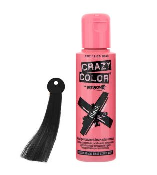 CRAZY COLOR Nº 30 - Crema colorante para el cabello - Negro 100ml