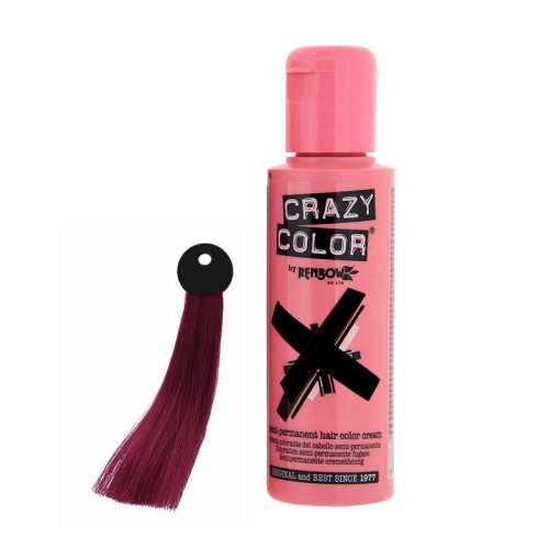 CRAZY COLOR Nº 61 - Crema colorante para el cabello - Burgundy 100ml